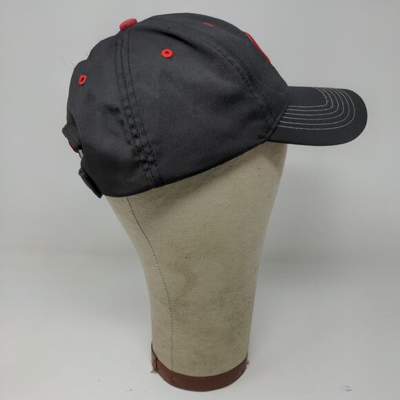 Fan Favorite MLB Chicago Cubs Strapback Hat Embroidered Logos Black Red OSFA - Picture 6 of 12